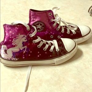 Converse Satin Unicorn High Tops
